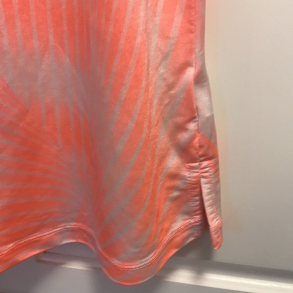 Jamie Sadock coral, white and black dry fit tennis tank - Picture 4 of 8